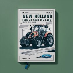 New Holland Ford 345D 445D 545D Tractor Loader Service Repair Workshop Manual PDF