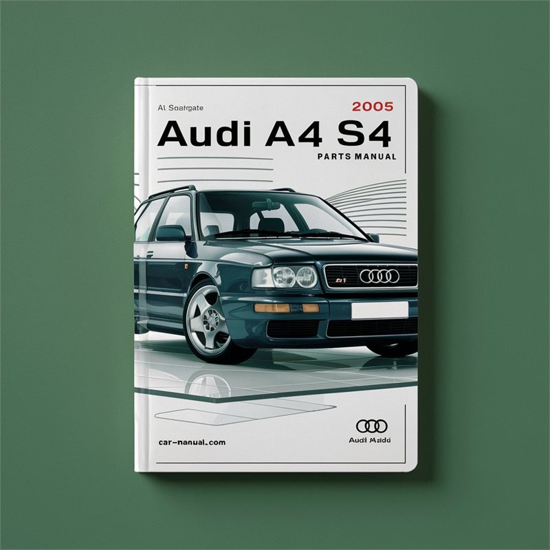 2003-2006 Audi A4 S4 - Parts Catalog PDF