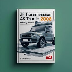 2008 ZF Transmission AS Tronic Training Service Repair Workshop Manual PDF