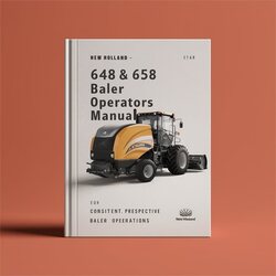 New Holland 648 658 Baler Operators Operator's Manual PDF