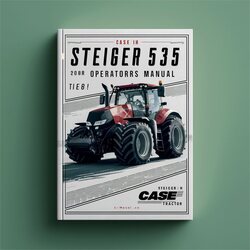 Steiger Case Ih 535 Tractor Operators Operator's Manual PDF
