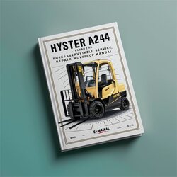 Hyster A244 (be80zhd Be100zhd) Forklift Service Repair Workshop Manual PDF