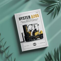 Hyster A265 (n35zrs N40ZRS N30zdrs) Forklift Service Repair Workshop Manual PDF