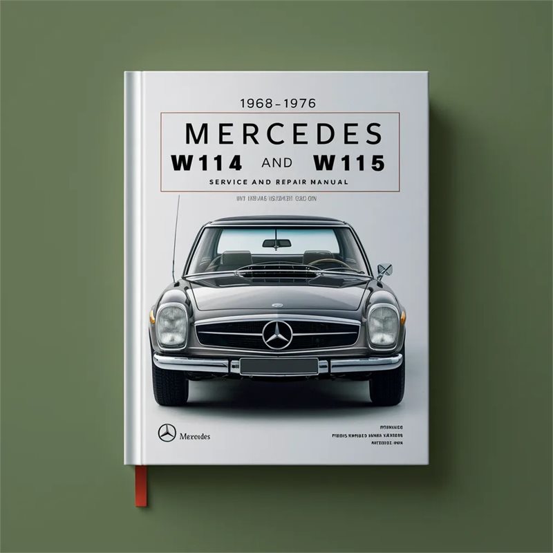 1968-1976 Mercedes W114 W115 Service Repair Workshop Manual PDF