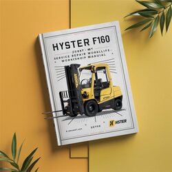 Hyster F160 (j30xmt J35XMT J40xmt) Forklift Service Repair Workshop Manual PDF