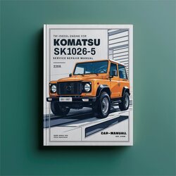 TNV Diesel Engine Komatsu Sk1026-5 Turbo Service Repair Workshop Manual PDF