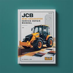 JCB 8056 Mini Excavator Service Repair Workshop Manual PDF