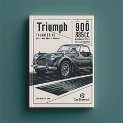 1995-1999 Triumph Thunderbird 900 885CC Service Repair Workshop Manual PDF