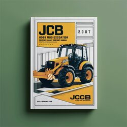JCB 8065 Midi Excavator Service Repair Workshop Manual PDF