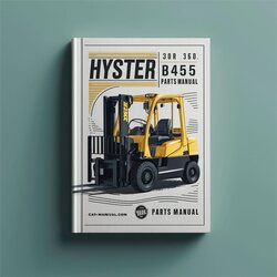 Hyster B455 (w20zr W30zr) Forklift Parts Catalog PDF