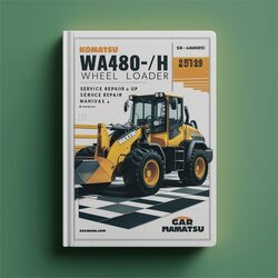 Komatsu WA480-5H Wheel Loader SN Wa480h50051 UP Service Repair Workshop Manual PDF
