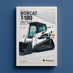 Bobcat T180 Turbo High Flow Compact Track Loader SN 524311001 Above Service Repair Workshop Manual PDF