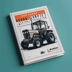 CUB Cadet 5000 Series Compact Tractor 5252 5234 5254 Service Repair Workshop Manual PDF