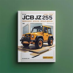 JCB JZ 255 1234500-1235499 Service Repair Workshop Manual PDF