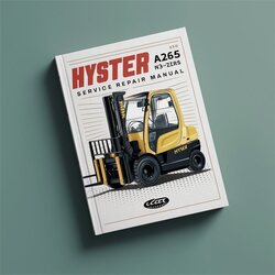 Hyster A265 N30ZDRS Forklift Service Repair Workshop Manual PDF