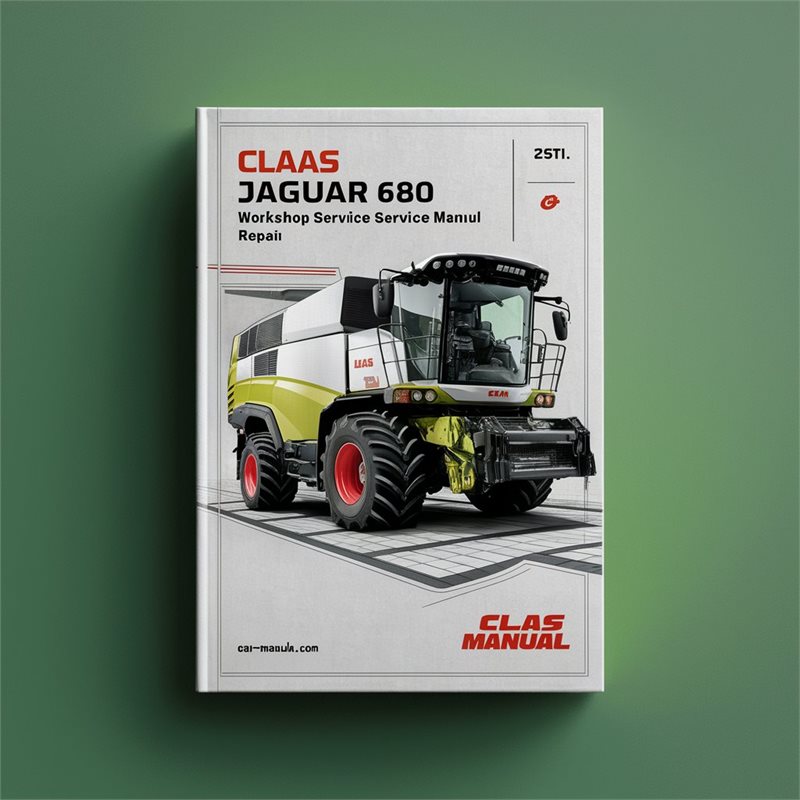 Claas Jaguar 680 Combine Service Repair Workshop Manual PDF