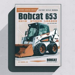Bobcat 653 Skid Steer Loader Service Repair Workshop Manual PDF