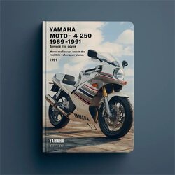1989-1991 Yamaha MOTO-4 250 Service Repair Workshop Manual PDF