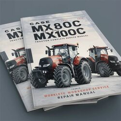 Case MX80C MX90C MX100C MX-C Tractor Service Repair Workshop Manual PDF