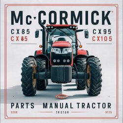 Mccormick CX75 CX85 CX95 CX105 Parts Tractor Catalog PDF