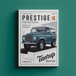 Taarup Prestige 16 Spare Parts Feeding Catalog PDF