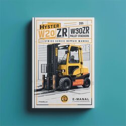 Hyster W20ZR W30ZR (B455) Pallet Stackers Service Repair Workshop Manual PDF