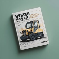 Hyster H45XM H50XM H55XM H60XM H65XM (H177) Forklift Trucks Service Repair Workshop Manual PDF