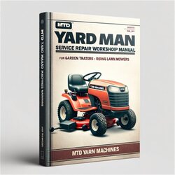 MTD Yard Machines Yardman Garden Tractors Riding Lawn Mowers Service Repair Workshop Manual PDF