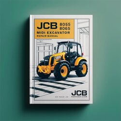 JCB 8055 8065 Midi Excavator Service Repair Workshop Manual PDF