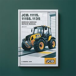 JCB 1115 1115S 1125 1135 Fastrac Service Repair Workshop Manual PDF