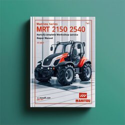 Manitou MRT Series 1850 2150 2540 (2 Set) Parts Service Repair Workshop Manual PDF