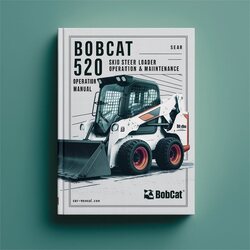 Bobcat 520 Skid Steer Loader Operation Service Repair Workshop Manual PDF