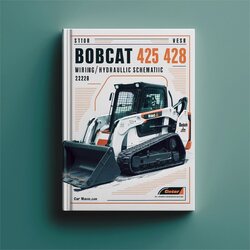 Bobcat 425 428 Excavator /hydraulic Electrical Wiring Diagrams PDF