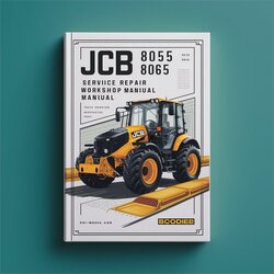 JCB 8055 8065 Excavator Service Repair Workshop Manual PDF
