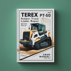 Terex PT-50 Rubber Track Loader Service Repair Workshop Manual PDF