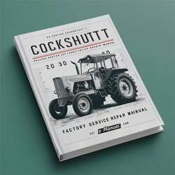 Cockshutt Tractor 20 30 40 50 Service Repair Workshop Manual PDF