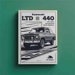 1976-1980 Kawasaki LTD 440 Service Repair Workshop Manual PDF