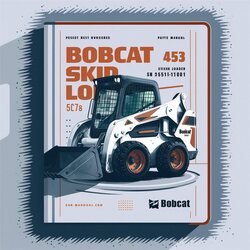 Bobcat 453 F Skid Steer Loader SN 515111001 Above Parts Catalog PDF