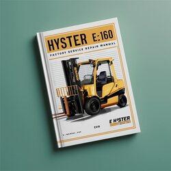 Hyster E160 J1.80xmt Forklift Service Repair Workshop Manual PDF