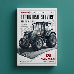 Yanmar EF453T Diesel Tractor Technical Service Repair Workshop Manual PDF