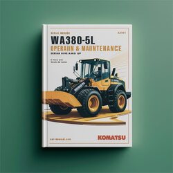 Komatsu WA380-5L Wheel Loader Operation (serial Number: A52001 Up) Maintenance Serial Service Repair Workshop Manual PDF