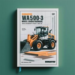Komatsu WA500-3 WA500-3LE Wheel Loader (serial Number: A70001 Up) Service Repair Workshop Manual PDF