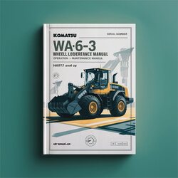 Komatsu WA65-3 Wheel Loader Operation (serial Number: Ha940549-ha940771 H20761 Up) Service Repair Workshop Manual PDF