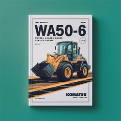 Komatsu WA50-6 Wheel Loader (serial Number: 60001 Up) Service Repair Workshop Manual PDF
