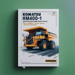 Komatsu HM400-1 Articulated Dump Truck Service Repair Workshop Manual PDF