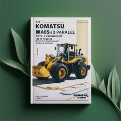 Komatsu WA65-3 Parallel Lift WA75-3 WA85-3 WA90-3 WA95-3 Wheel Loader Operation Service Repair Workshop Manual PDF