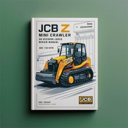 JCB 8027 Z Mini Crawler Excavators SN 1226000-1226499 Service Repair Workshop Manual PDF