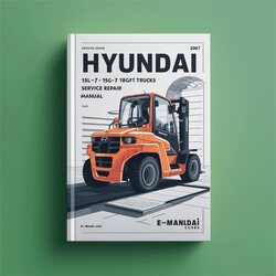Hyundai 15L-7 15G-7 18L-7 18G-7 20LA-7 20GA-7 Forklift Trucks Service Repair Workshop Manual PDF