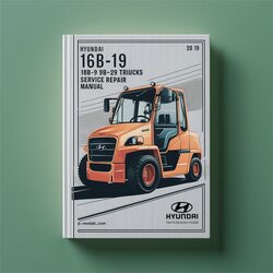 Hyundai 16B-9 18B-9 20B-9 Forklift Trucks Service Repair Workshop Manual PDF