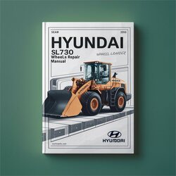 Hyundai SL730 Wheel Loader Service Repair Workshop Manual PDF